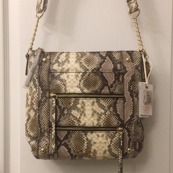 Jessica Simpson Snakeskin Crossbody - Picture 1 of 16
